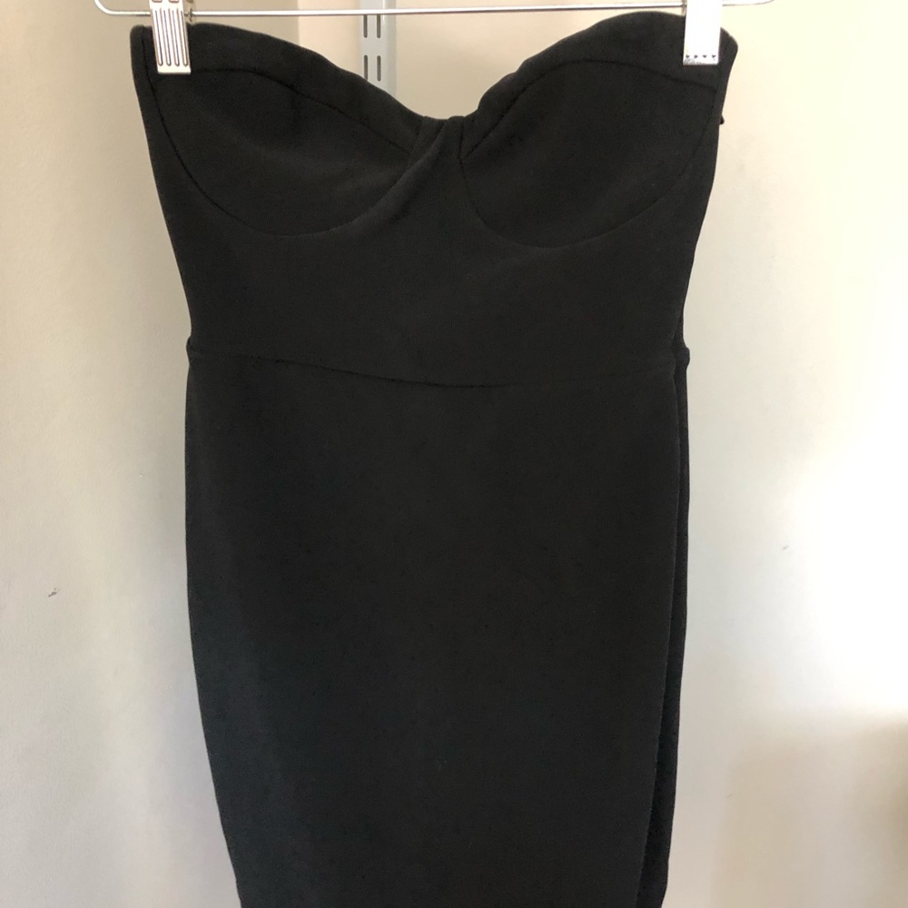 LBD strapless sweetheart dress